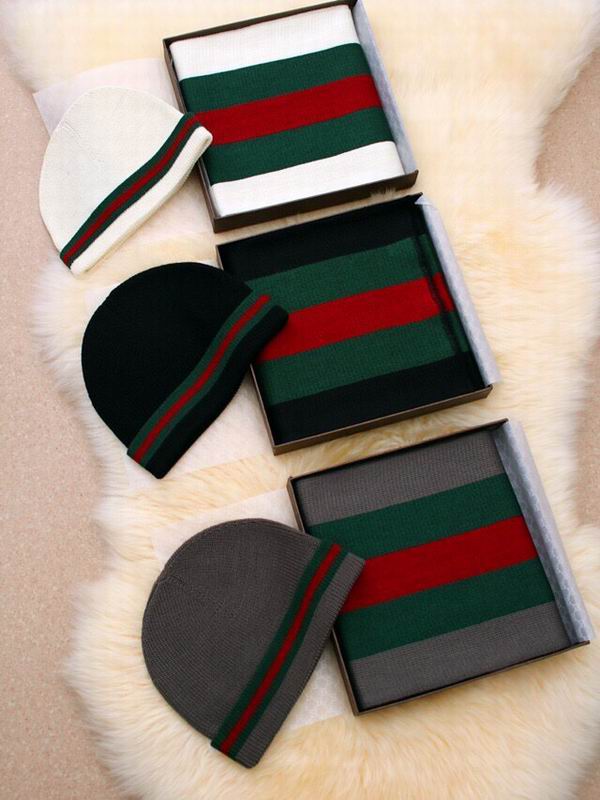 Gucci scarf hat 25X200cm E060511